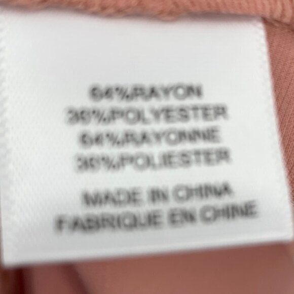 WAYF Cold Shoulder Blouse Pink Spaghetti Straps L - Picture 7 of 7